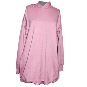 Pink Hooded Sweatshirt with Pockets Size Medium New with Tag